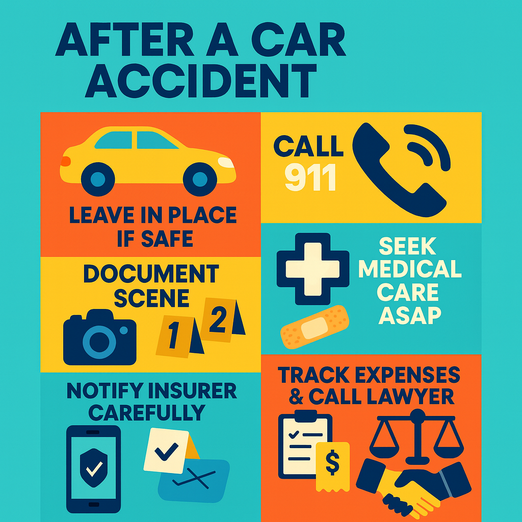 What do do when in a car accident.